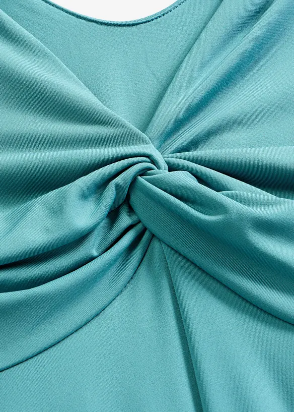 Shirtkleid mit V-Ausschnitt, bonprix