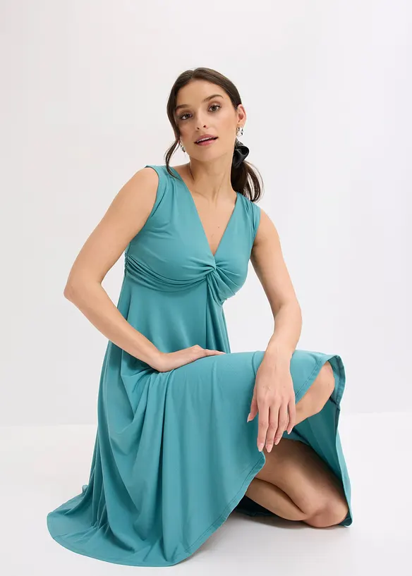 Shirtkleid mit V-Ausschnitt, bonprix