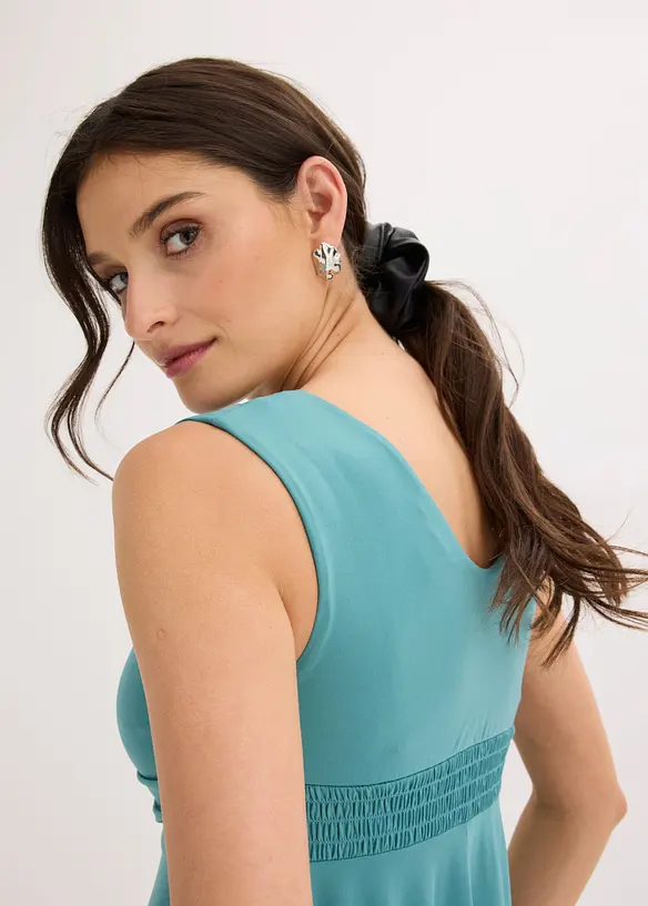 Shirtkleid mit V-Ausschnitt, bonprix