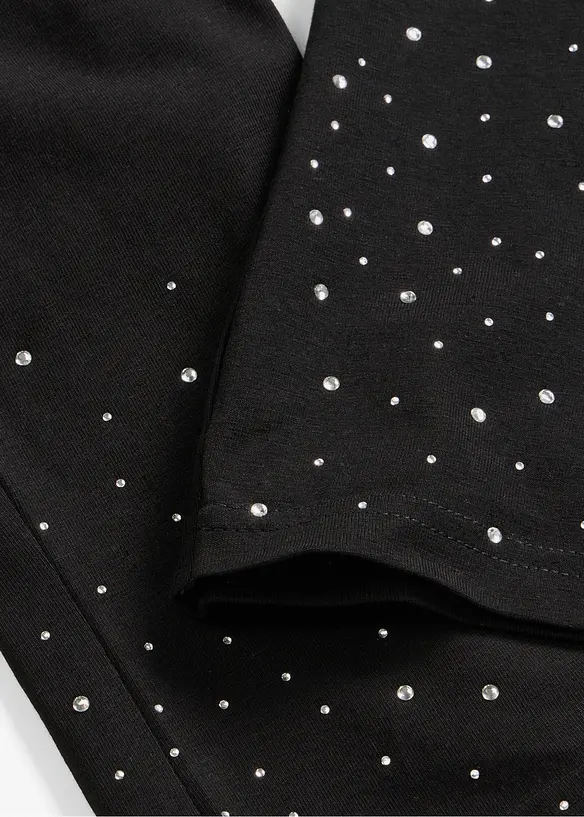 Legging 3/4 en coton extensible, bonprix