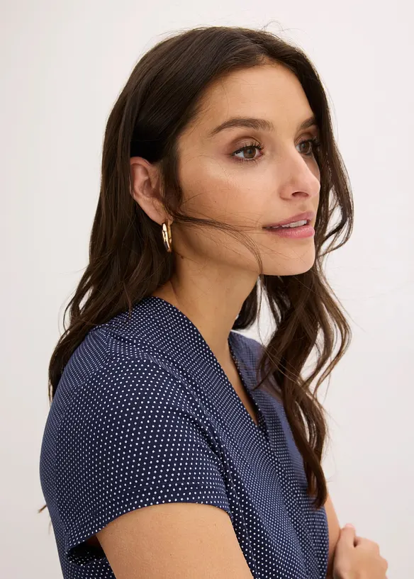 Midikleid aus Viksose-Mix, bonprix