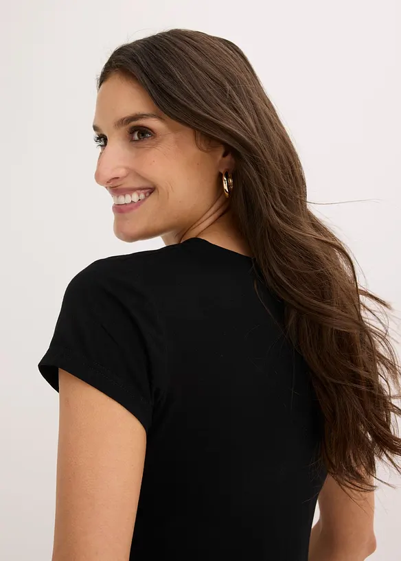 T-shirt en viscose extensible, bonprix