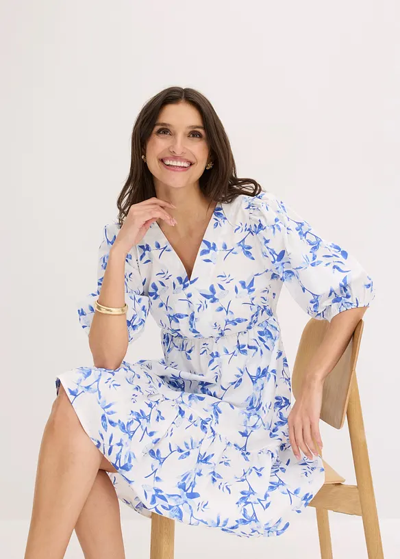 Minikleid aus reiner Baumwolle, bonprix
