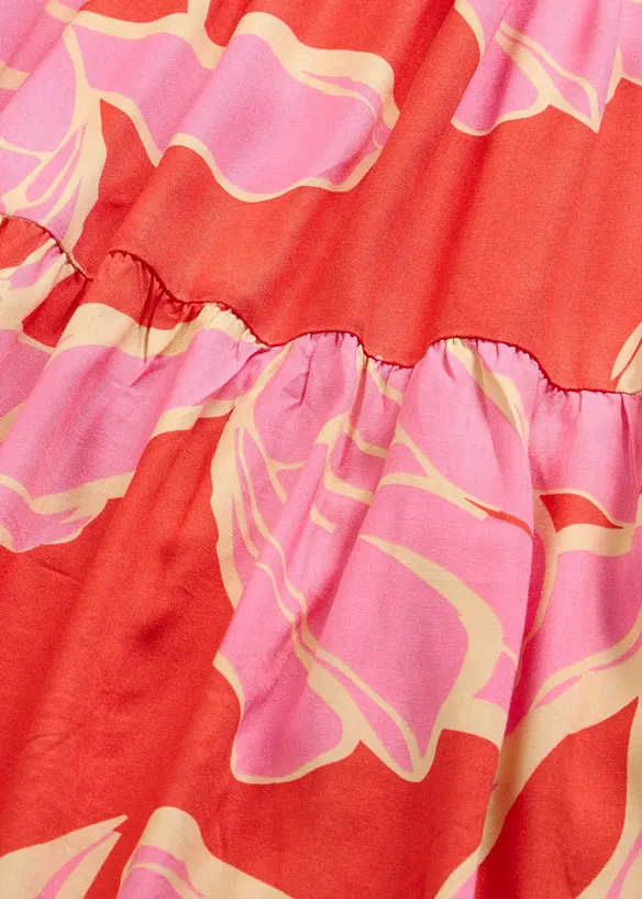 Tunika-Kleid aus flie&szlig;ender Viskose, bonprix