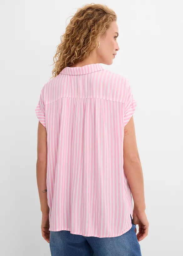 Blouse manches courtes en viscose fluide, bonprix