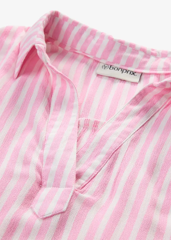 Blouse manches courtes en viscose fluide, bonprix