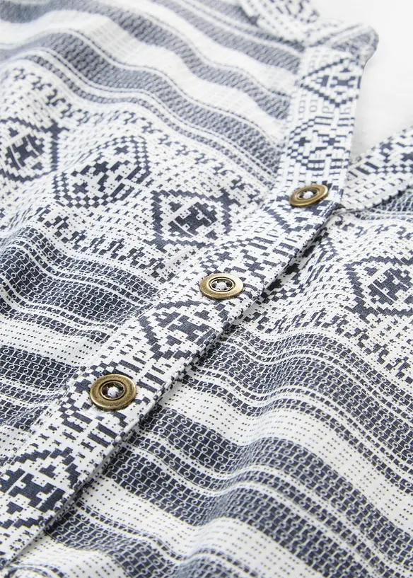 Shirtkleid aus flie&szlig;endem Viskose-Mix, bonprix