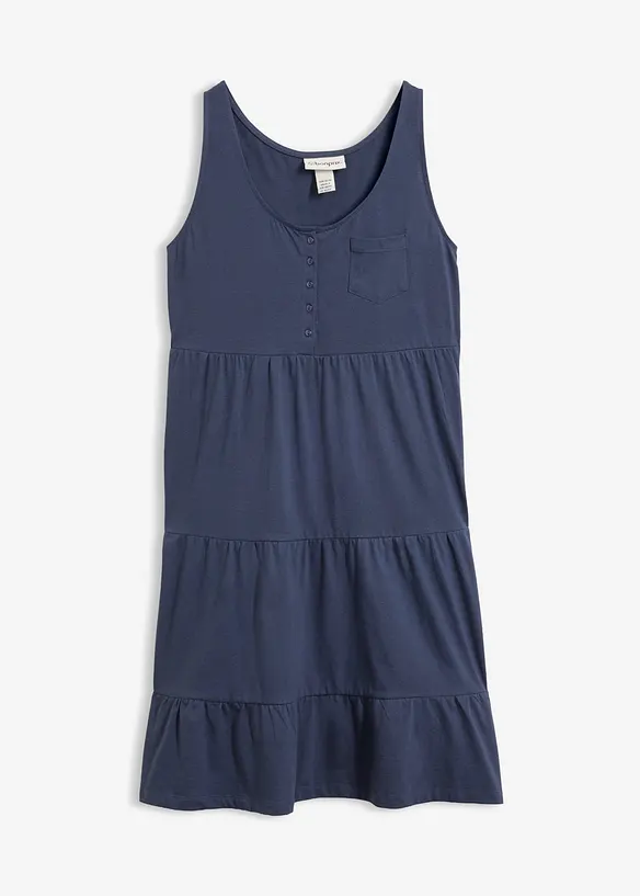 Baumwoll Jerseykleid, kurz, bonprix