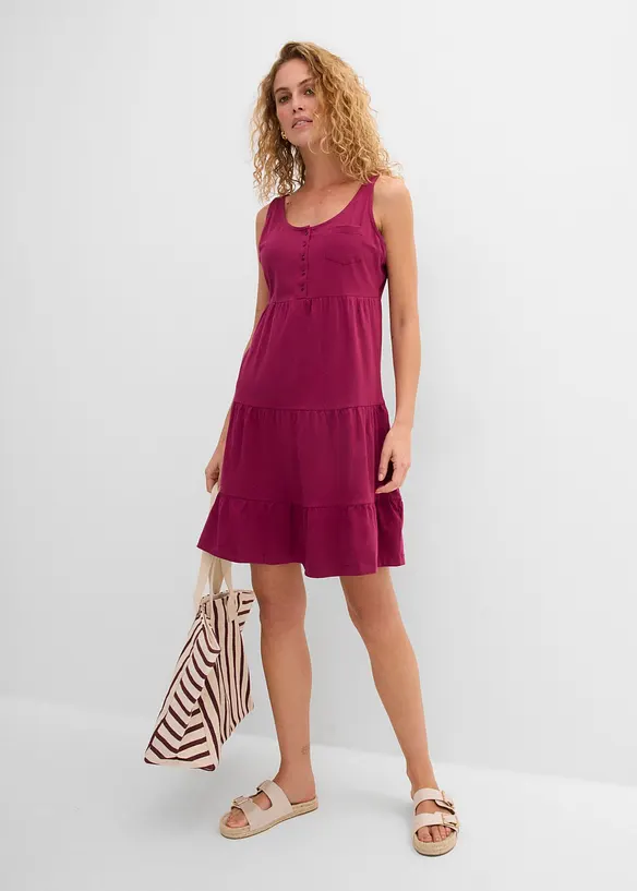 Robe courte en jersey coton, bonprix