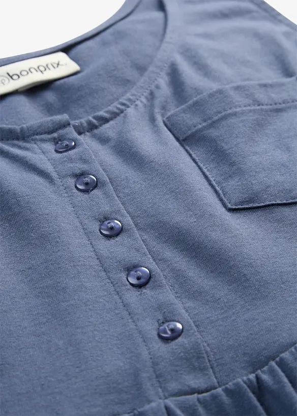 Baumwoll Jerseykleid, kurz, bonprix