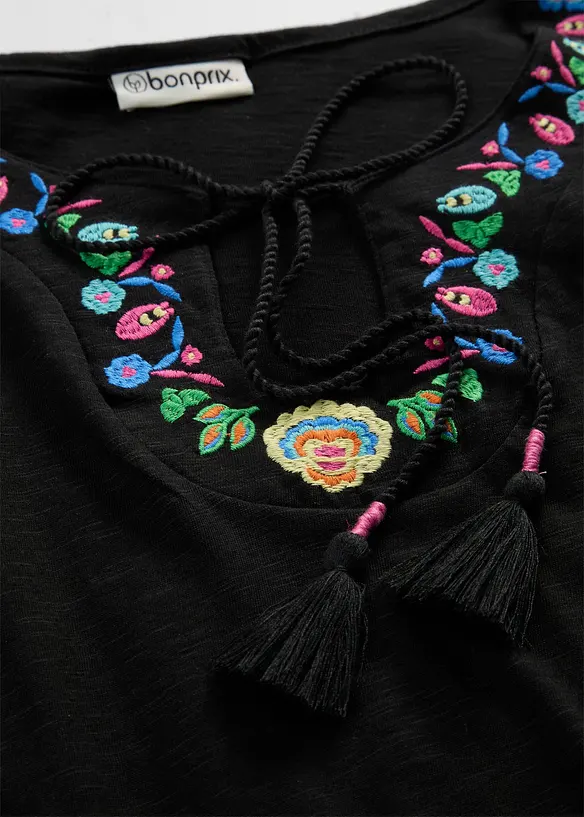 Robe en jersey coton flamm&eacute;, bonprix