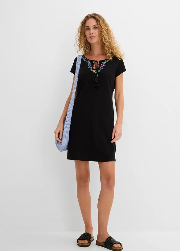 Robe en jersey coton flamm&eacute;, bonprix