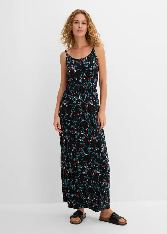 Robe longue &agrave; imprim&eacute;, bonprix