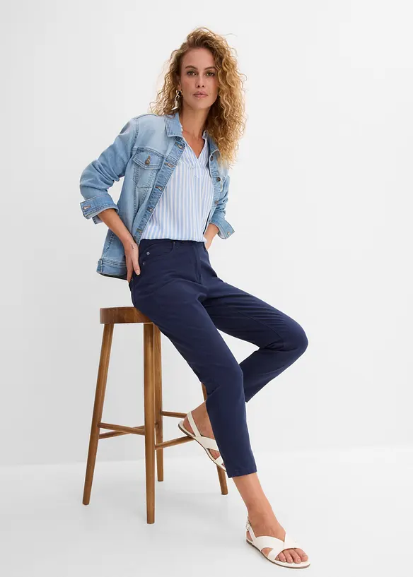 7/8-Stretchhose, High Waist, bonprix