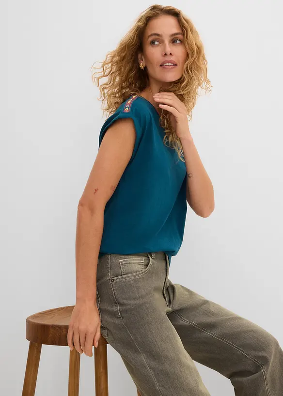 T-Shirt aus reiner Bio-Baumwolle, bonprix