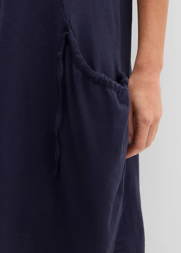 Robe en jersey coton avec poches, bonprix