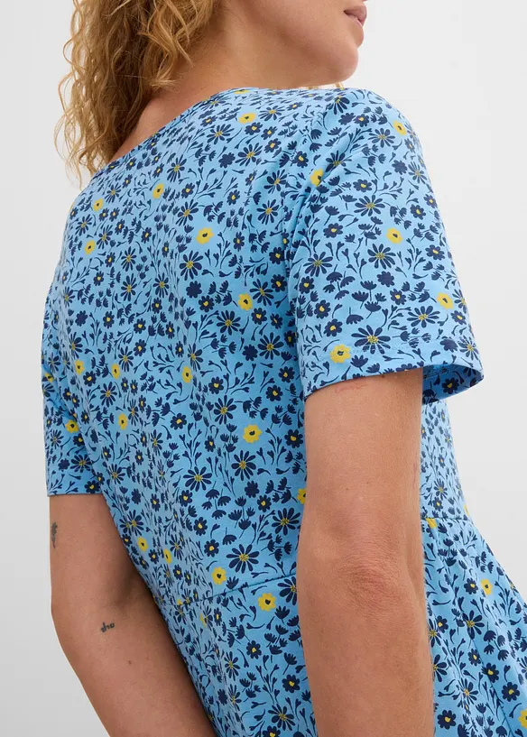 Robe midi en jersey coton, bonprix