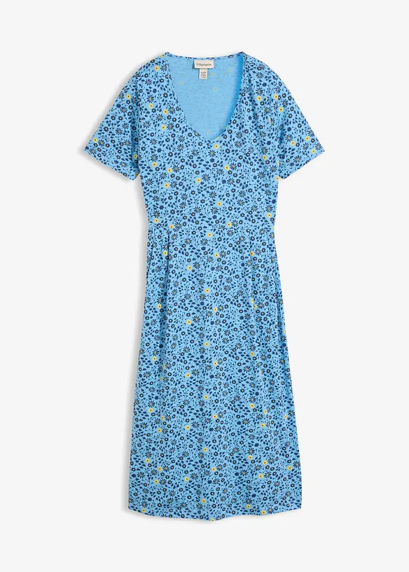 Robe midi en jersey coton, bonprix