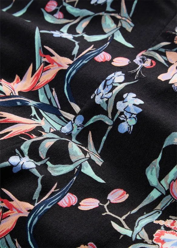 Knieumspielendes Jerseykleid in A-Linie, bonprix