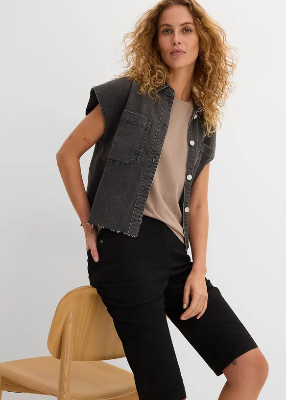 Bermuda coton avec taille confortable, bonprix