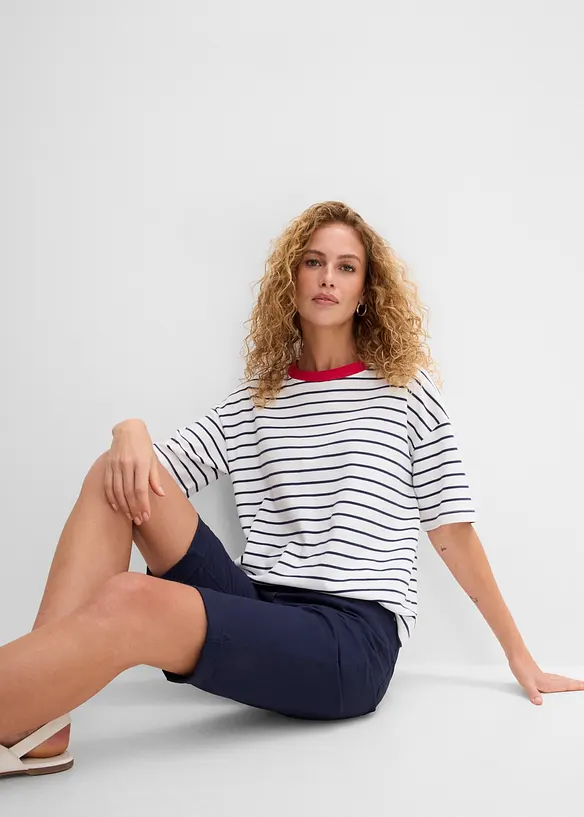 Bermuda coton avec taille confortable, bonprix