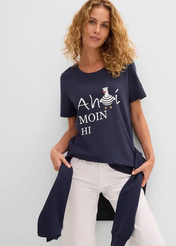 T-Shirt aus Baumwollmix, bonprix