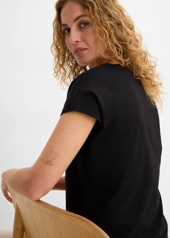 Shirt mit Pailletten, bonprix