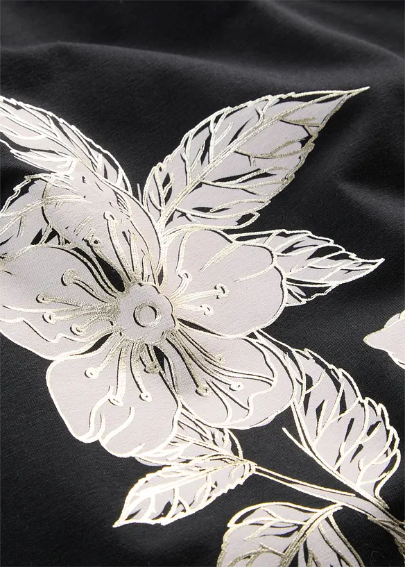 T-shirt &agrave; motif floral, bonprix