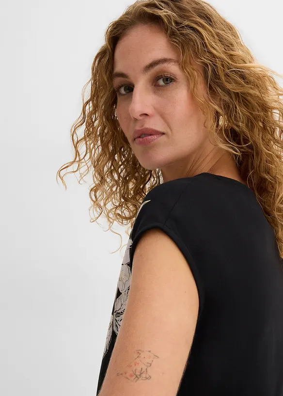 T-shirt &agrave; motif floral, bonprix