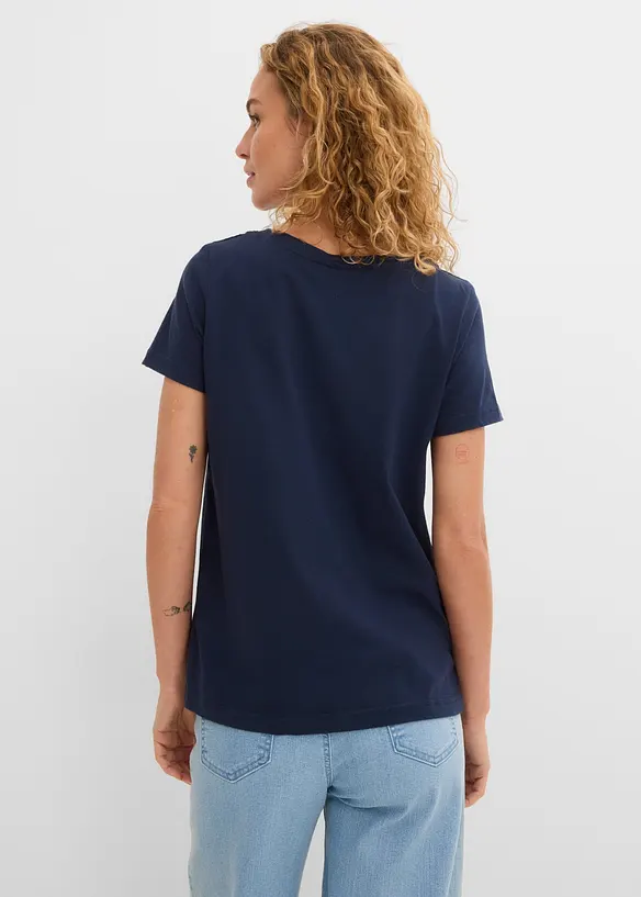 Bedrucktes T-Shirt aus Bio-Baumwolle, bonprix