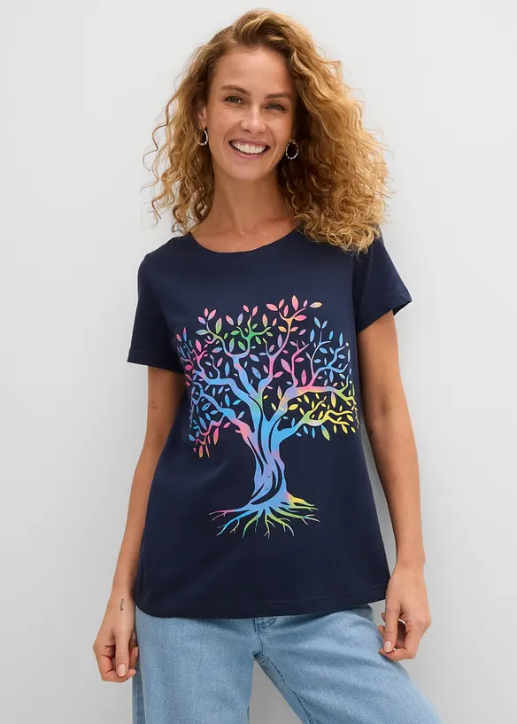 Bedrucktes T-Shirt aus Bio-Baumwolle, bonprix