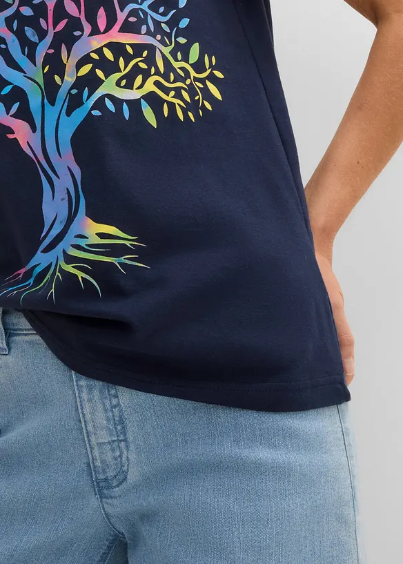 Bedrucktes T-Shirt aus Bio-Baumwolle, bonprix