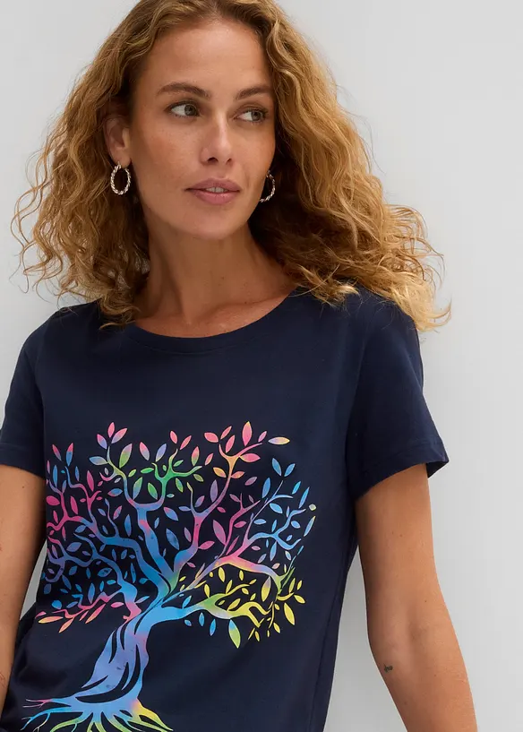 Bedrucktes T-Shirt aus Bio-Baumwolle, bonprix