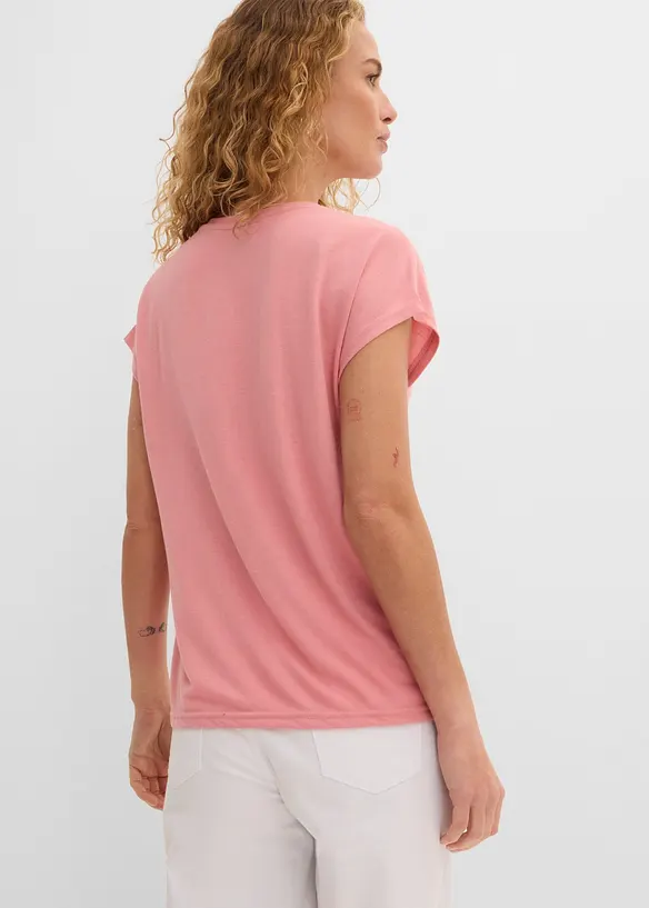 T-Shirt mit Glitzerdruck, bonprix