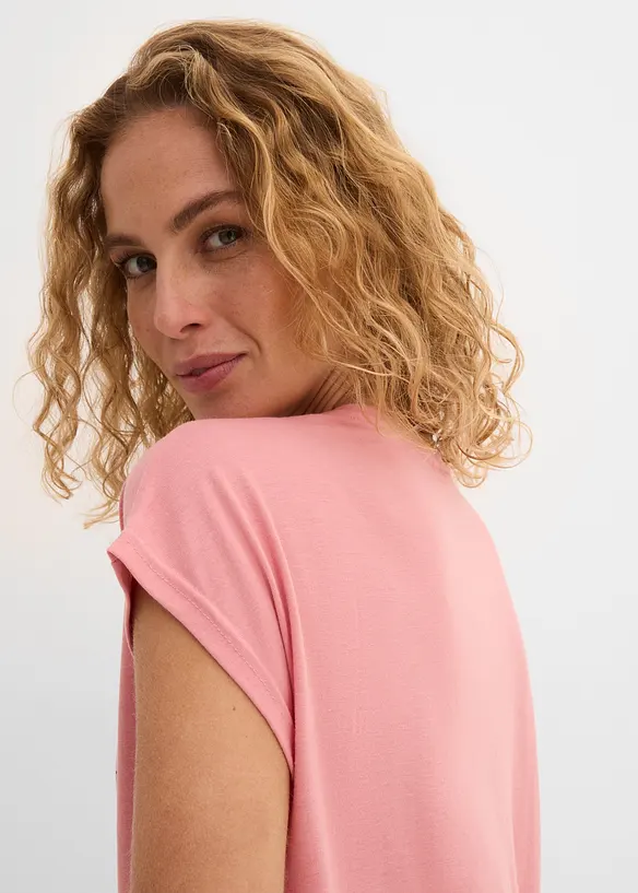 T-Shirt mit Glitzerdruck, bonprix