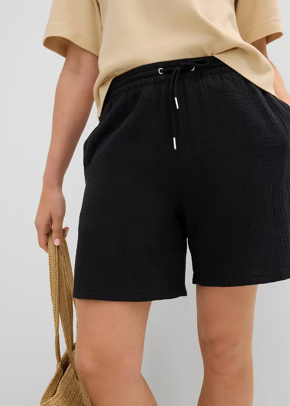 Short en gaze de coton, bonprix