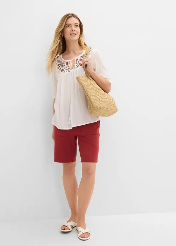 Tunique en viscose effet froiss&eacute;, bonprix