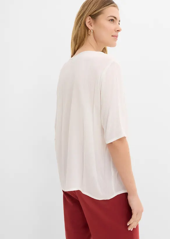 Tunique en viscose effet froiss&eacute;, bonprix