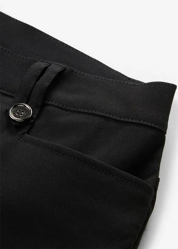 Pantalon 7/8 en bengaline avec taille &eacute;lastiqu&eacute;e, bonprix