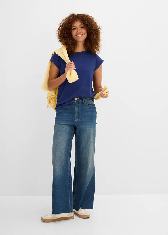 T-Shirt aus reiner Baumwolle, bonprix