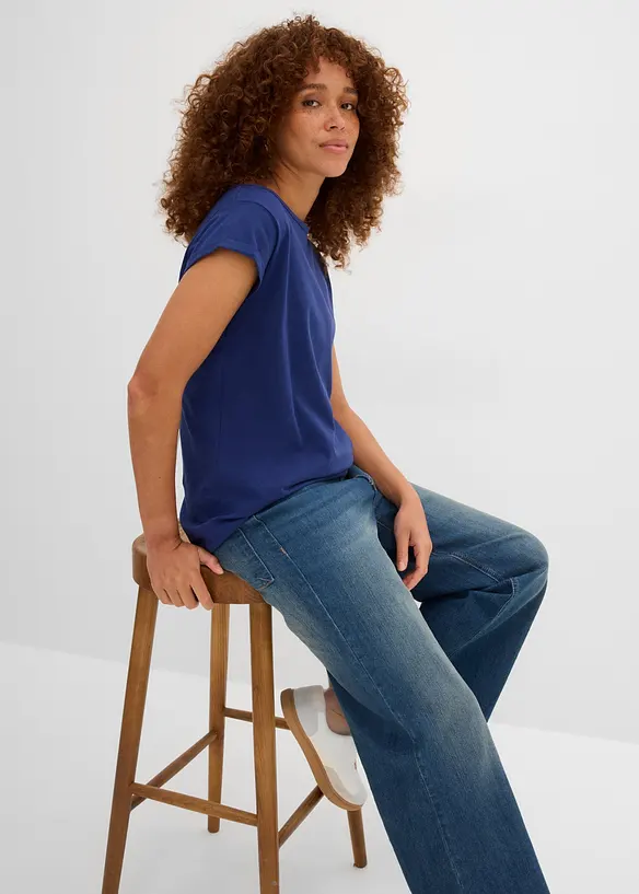 T-Shirt aus reiner Baumwolle, bonprix