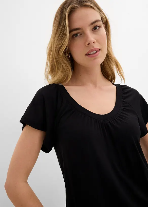 T-shirt en viscose extensible, bonprix