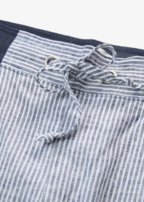 Hose mit Leinen, 7/8 L&auml;nge, bonprix