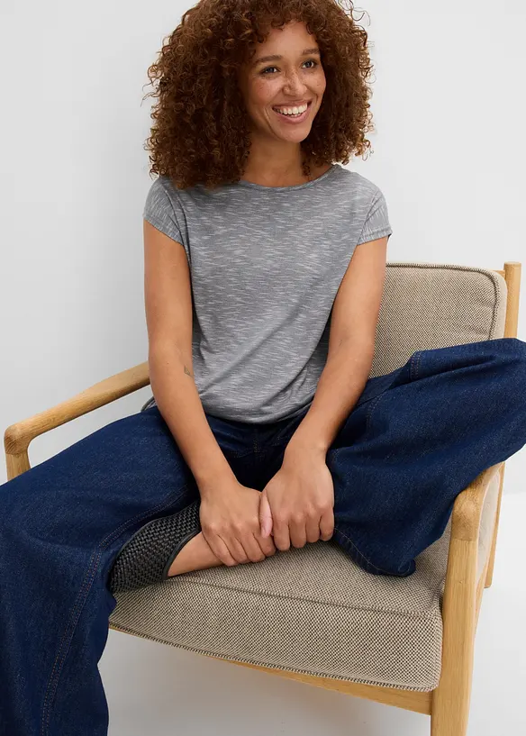 Longshirt aus Viskose-Mischung, bonprix