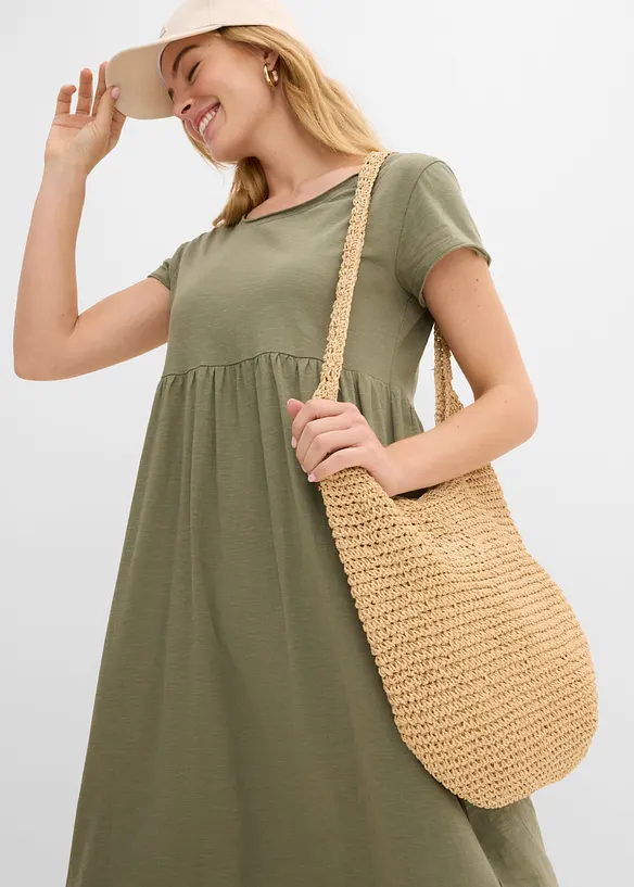 Robe midi 100% coton, bonprix