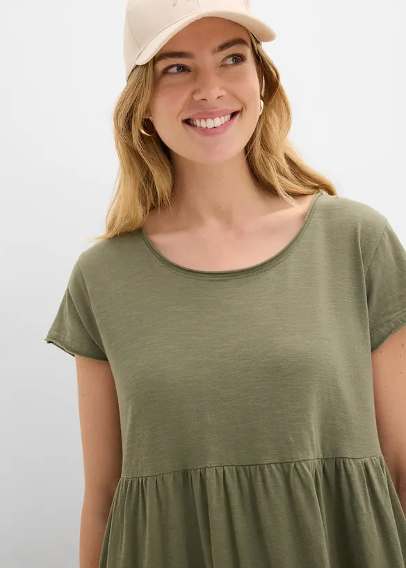 Robe midi 100% coton, bonprix