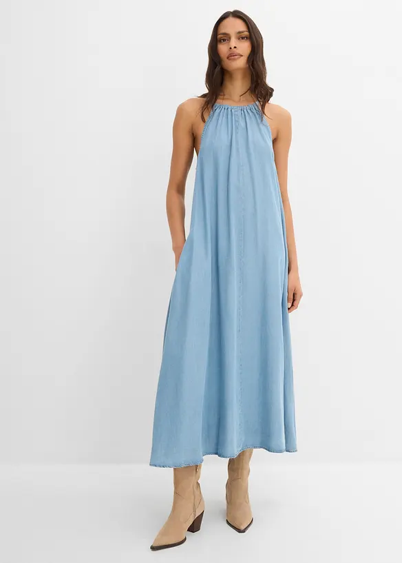 Robe en jean Lyocell fluide, bonprix