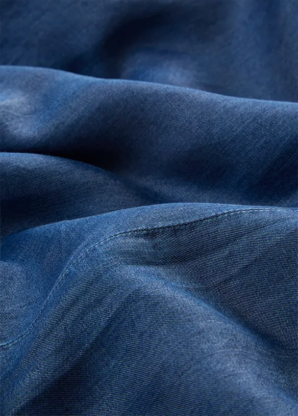Robe en jean lyocell fluide, bonprix