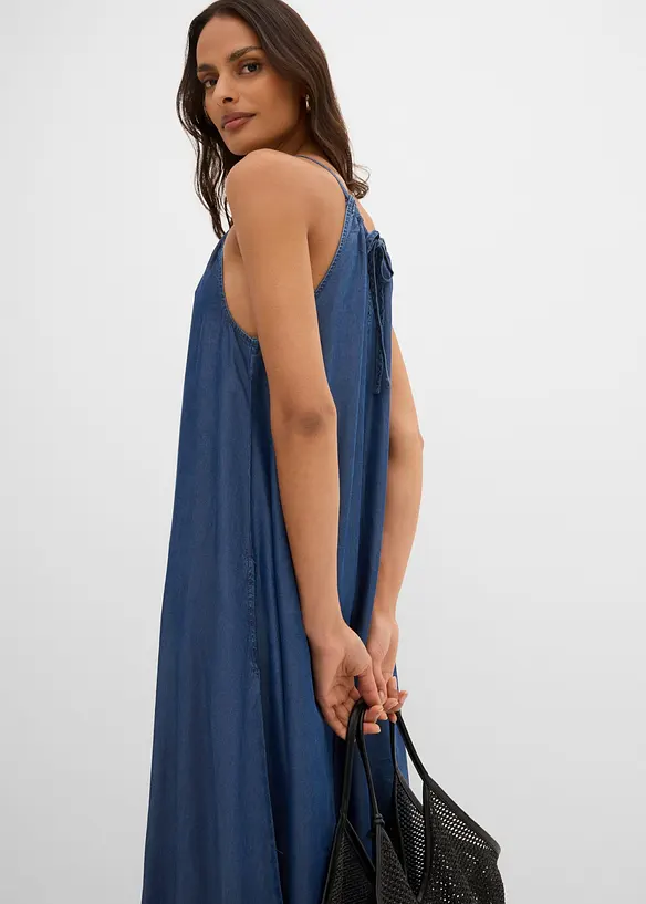 Robe en jean lyocell fluide, bonprix