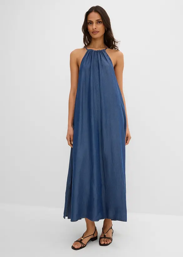 Robe en jean lyocell fluide, bonprix